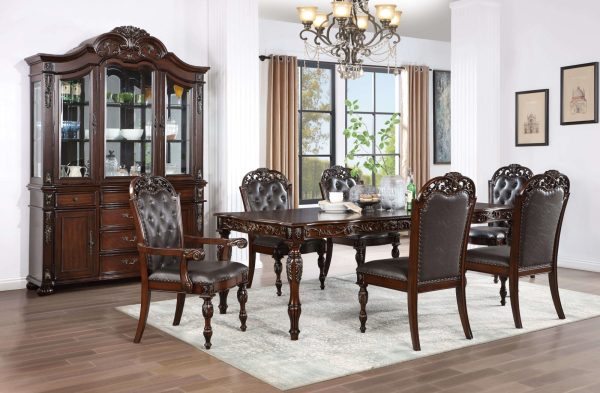 Nouvelle Brown Cherry Espresso Dining Table Supply