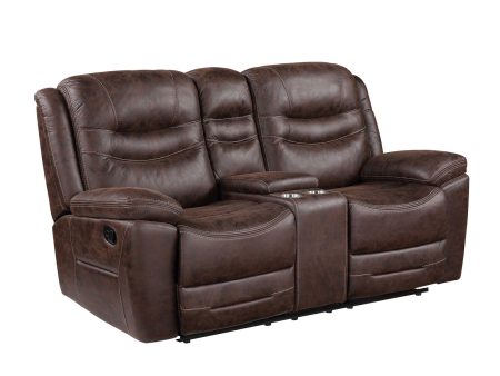 Stetson Manual Reclining Console Loveseat Cheap