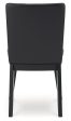 Jettaya Dining Table and 4 Chairs in Black White Cheap