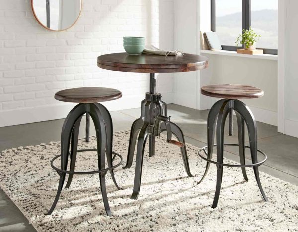 Sparrow 30-inch Round Crank Table on Sale