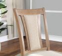 Upminster Natural Tone Beige Chair (2 Ctn) Fashion