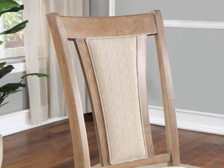 Upminster Natural Tone Beige Chair (2 Ctn) Fashion