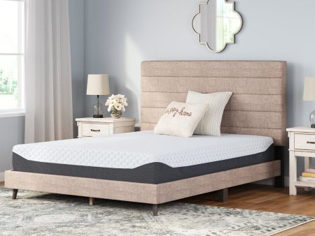 10 Inch Chime Elite White Blue Queen Memory Foam Mattress in a box Online Sale