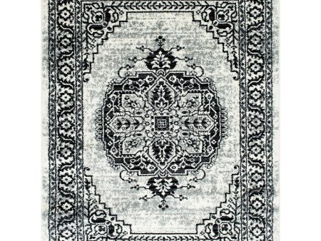 Serang Gray Black Area Rug Online now