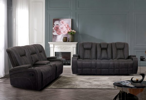 Amirah Dark Gray Sofa For Sale