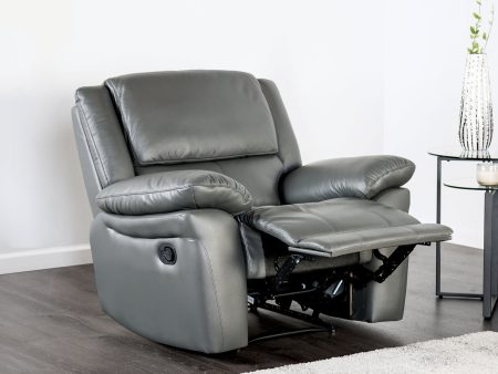 Glarus Dark Gray Recliner Chair Online Sale