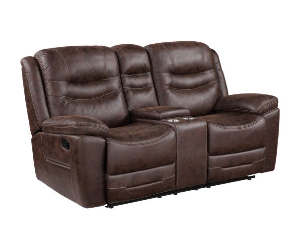 Stetson Manual Reclining Console Loveseat Cheap