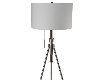 Zaya Brushed Steel Table Lamp Fashion