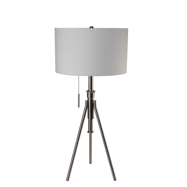 Zaya Brushed Steel Table Lamp Fashion