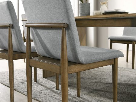 St Gallen Natural Tone Light Gray Chair (2 Ctn) Discount