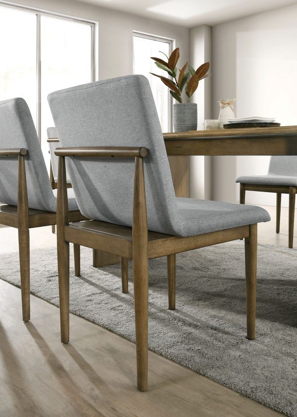 St Gallen Natural Tone Light Gray Chair (2 Ctn) Discount