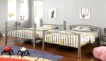 Lovia Metallic Gold Full Full Bunk Bed Fashion