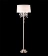 Sophy White Chrome Floor Lamp For Discount