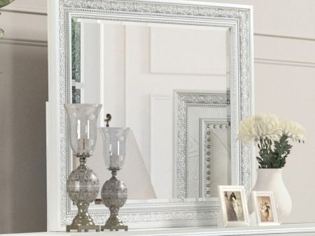 Stella Mia Creamy White Mirror Discount