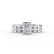 The Jennifer Set With A 3 Carat Radiant Moissanite on Sale