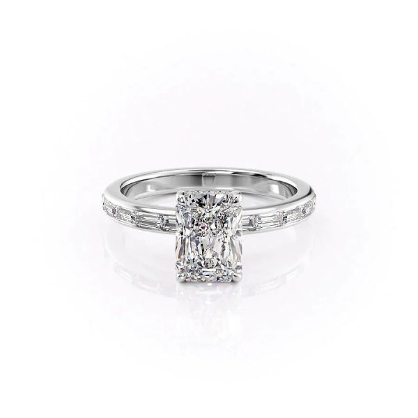 The Jennifer Set With A 2.5 Carat Radiant Moissanite Fashion