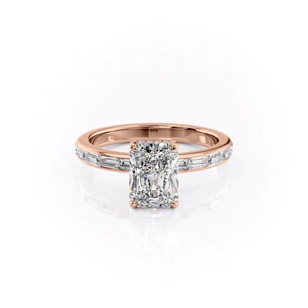 The Jennifer Set With A 4 Carat Radiant Moissanite Discount