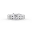 The Jennifer Set With A 1.5 Carat Princess Moissanite Supply