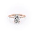 The Pave Madison Set With A 3.5 Carat Oval Moissanite Supply